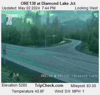ORE138 at Diamond Lake Jct